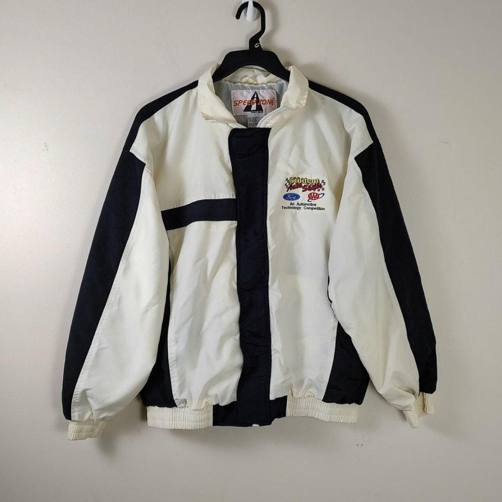 VTG Speed Zone Race Gear Ford/AAA "Auto Skills Comp" Windbreaker jacket